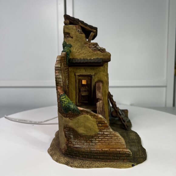 Grandeur Noel 2001 Bethlehem Village Rich Merchant Lighted Building Vintage Deco - Picture 6 of 11